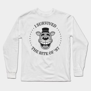 FNAF - Five Nights at Freddy's - the bite of '87 Long Sleeve T-Shirt